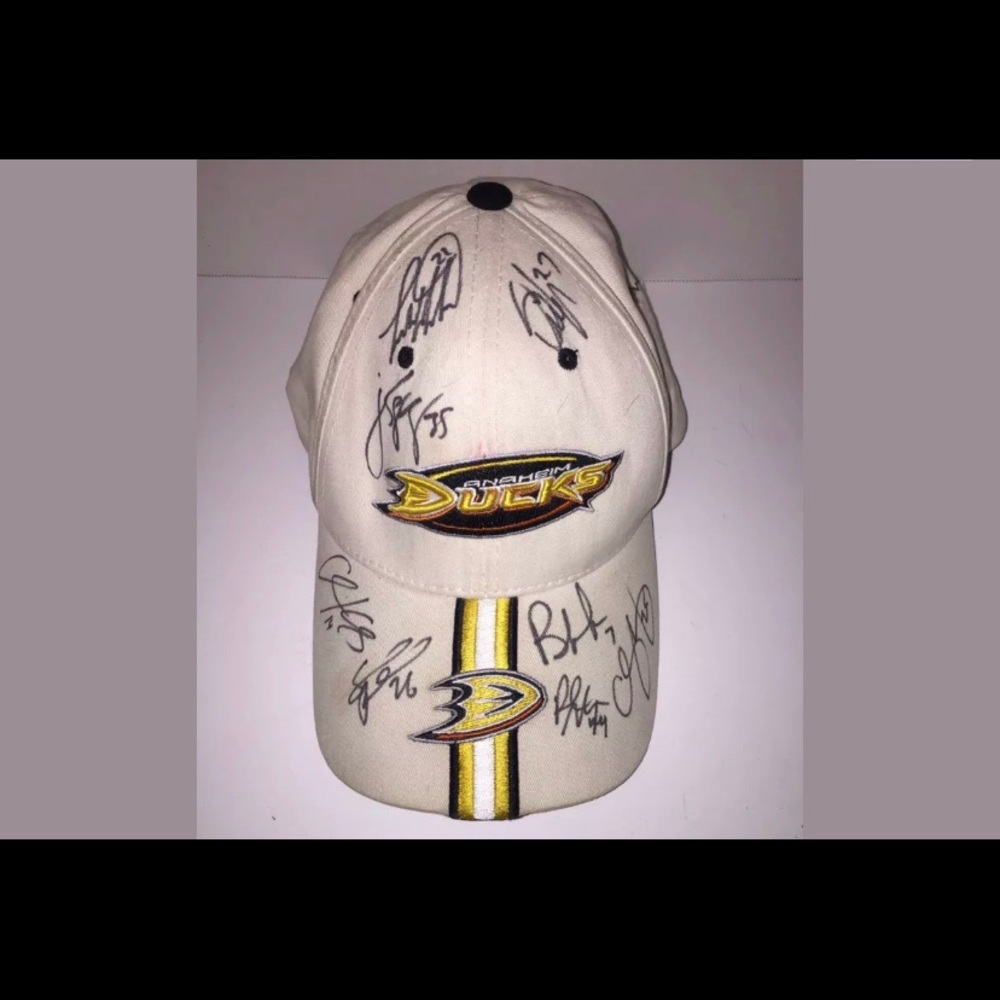 Anaheim Ducks NHL Autographed SnapBack